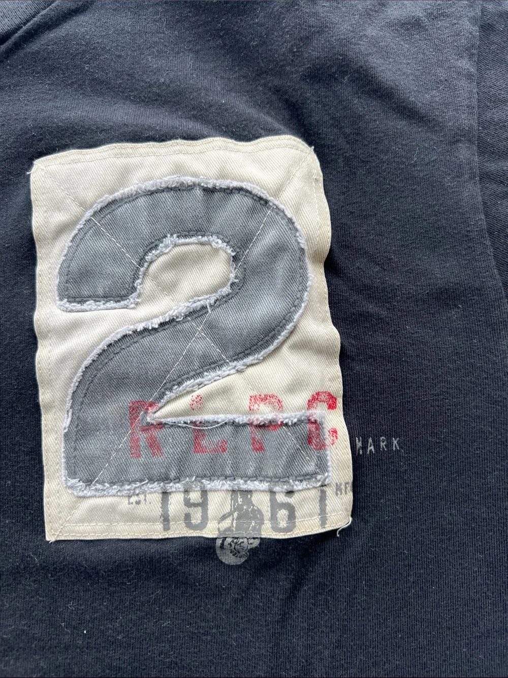 Ralph Lauren boys Vintage Black Short Sleeve Tee sz 16-18